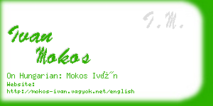 ivan mokos business card